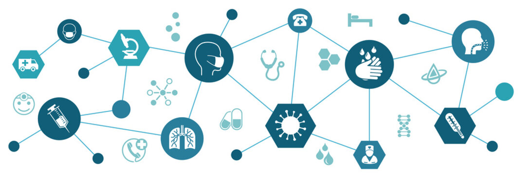 Сorona Virus Infographic Illustration. Concept With Protective Antivirus Icons Related To Coronavirus, 2019-nCoV, COVID-19  Infection From China – Stock Vector