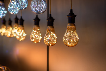 light bulb with warm light