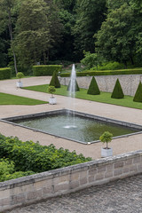 Picturesque Orangery (L'Orangerie de Meudon, XVII century) in Meudon. The Orangery - remain of the former old castle of Meudon. Meudon is a municipality in the southwestern suburbs of Paris, France.