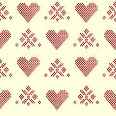 hearts pattern vector seamless background, for wrapping paper, greeting cards, posters, invitation, wedding and Valentines cards.