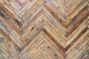 Wood panels floor pattern, old wall texture background