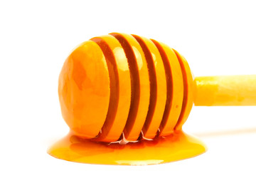honey on white background