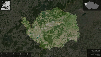 Karlovarský, Czech Republic - composition. Satellite