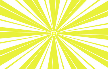 abstract background with rays  Yellow sunburst.