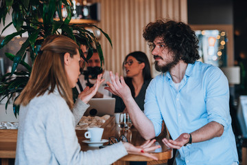 Coffee bar meeting