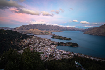 one of the views in Queenstown