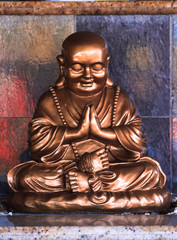 statue of buddha isolated on white background