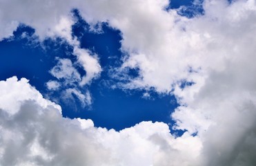 空　雲　夏　風景　イメージ　日本