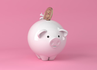 Piggy Bank Finance Concept