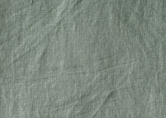 Sage green linen fabric swatch