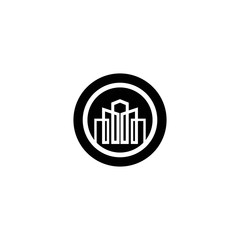 Real estate logo icon design