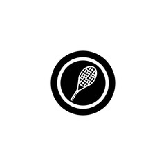 Racket logo vector icon design