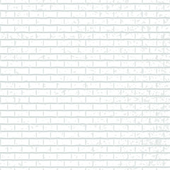 White Brick Background Texture Pattern Vector Illustration