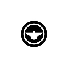 Bat logo template vector icon design