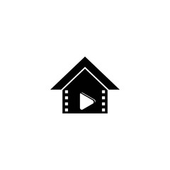 Home Video logo template vector icon design
