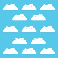 Cloud logo vector icon design