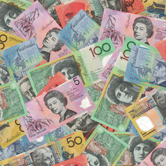 Background of Australian ten dollar bills