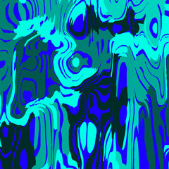 Fototapeta na wymiar Cloudy flowing spots of calm colors with light blue.