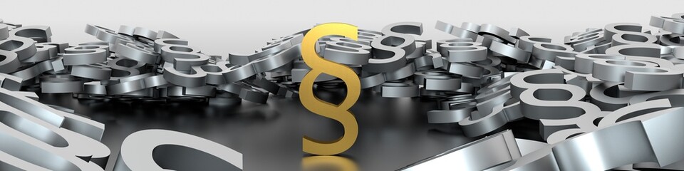 Paragraphs Group 3D illustration