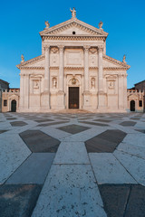 Fototapeta na wymiar Historical landmark San Giorgio Maggiore Church in Venice, Italy, Europe