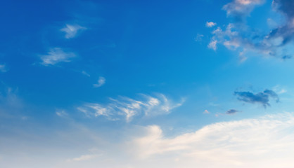 blue sky with white cloud view nature