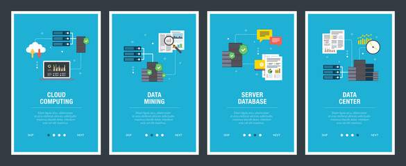 Cloud Computing, data mining and data center.