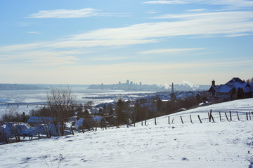 Fototapeta premium Vue sur Québec