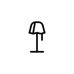 Obraz premium Vector illustration, stand lamp icon design