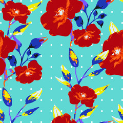 Vector illustration of a beautiful floral bouquet. Liberty style. fabric, covers, manufacturing, wallpapers, print, gift wrap.