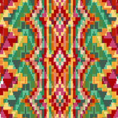 Decorative ornament, watercolor elements for fabric, textile, web design, wrapping paper. 