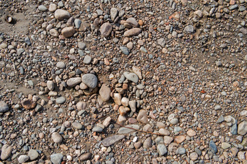 Pebble stone background. Sea Pebble. Beach stones. Natural background. Stone texture