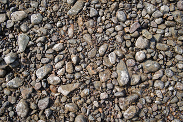 Pebble stone background. Sea Pebble. Beach stones. Natural background. Stone texture
