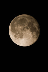 Close zoom of Full Moon
