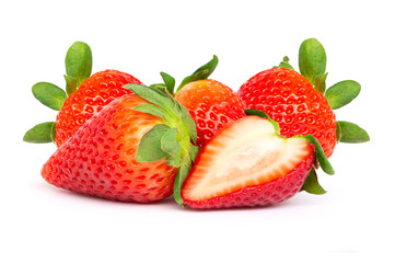 strawberry isolated on white background