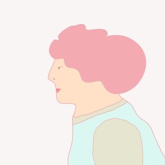 silhouette of a woman