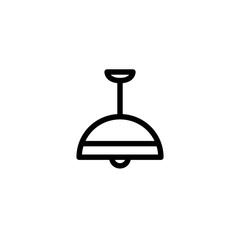 Vector illustration, hanging lamp icon design