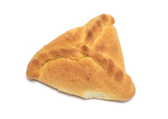 Fried pies isolated on a white background.