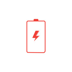 Battery icon design template vector illustration