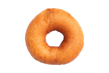 Classic doughnut isolated on white background