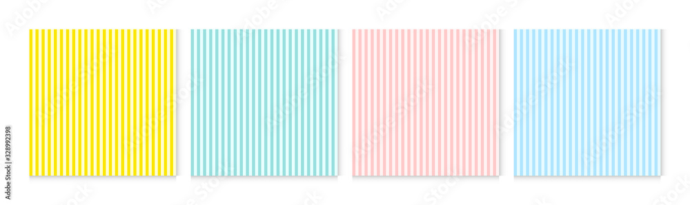 Poster Background pattern seamless vertical stripe abstract colorful pastel colors. Summer background design.