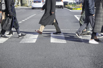 横断歩道 横断者