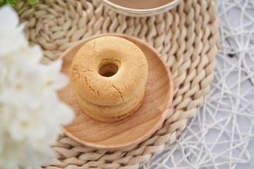 Danish butter biscuit, white butter biscuit, nutritious breakfast