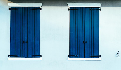 Plantation Style Shutters on building