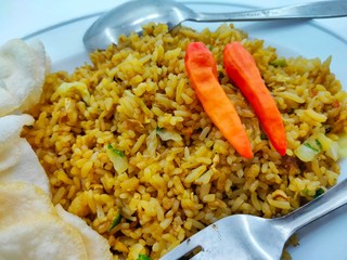 A plate of Fried Rice