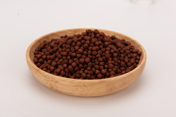 Pellets feed fish, it is an artistic food for cultivated the economic fish