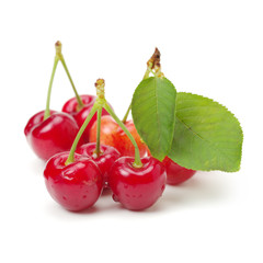 Cherry isolated on white background