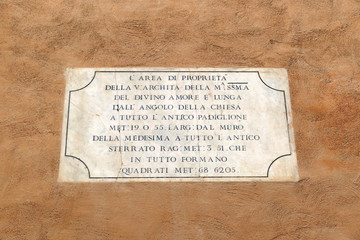 Naklejka premium monumenti di roma,italia