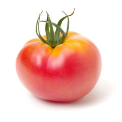 fresh tomato isolated on white background