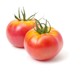 fresh tomato isolated on white background