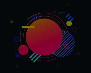 Colorful Vector illustration Logo Background Abstract